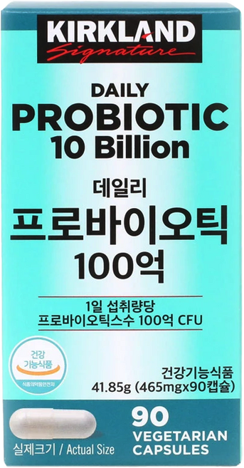 KS데일리 프로바이오틱 100억 465mg x 90캡슐, 90정, 1개