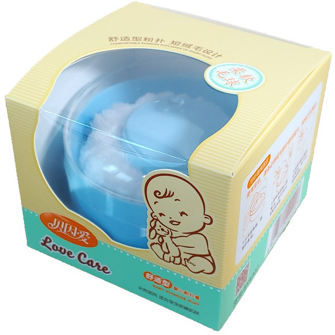 러브케어 베이비파우더 자동 분통 + 분첩, 1개
