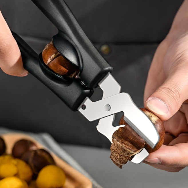 라코비 잘까지는 밤칼집 밤가위 군밤 식세기커팅기, 1개, 블랙