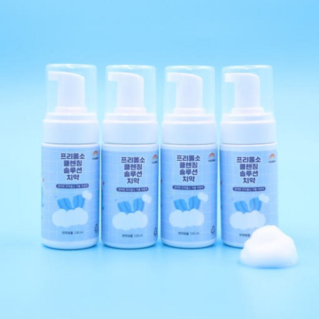 프리올소 클렌징 솔루션 주니어 아동 치약 4병 (배송료 무료), 4개, 100ml