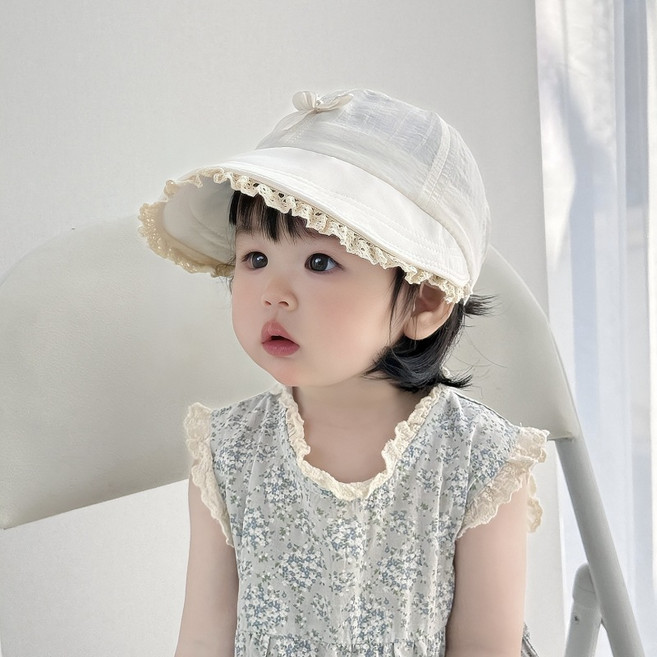 제니플로티 아동 여아 썬햇 물놀이 모자 벙거지 루비모자