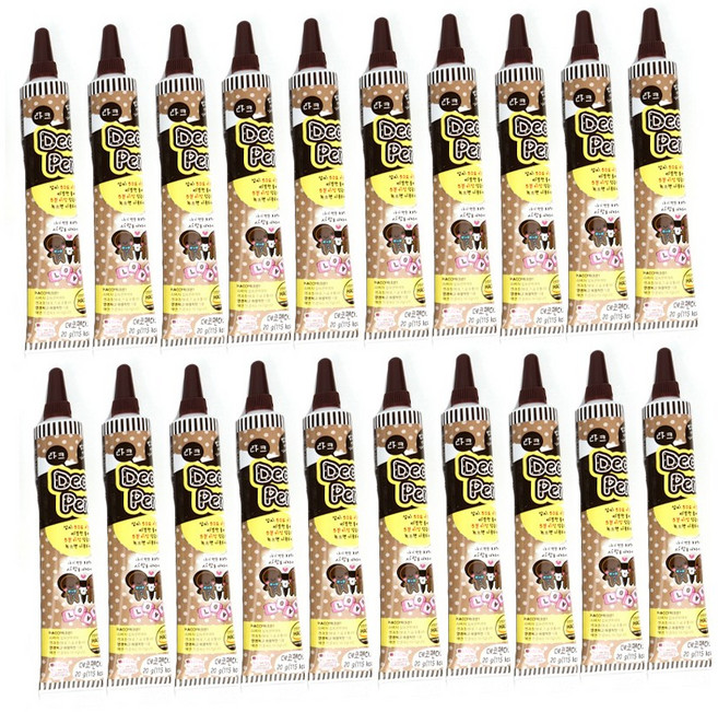 초코펜 다크, 20g, 100개