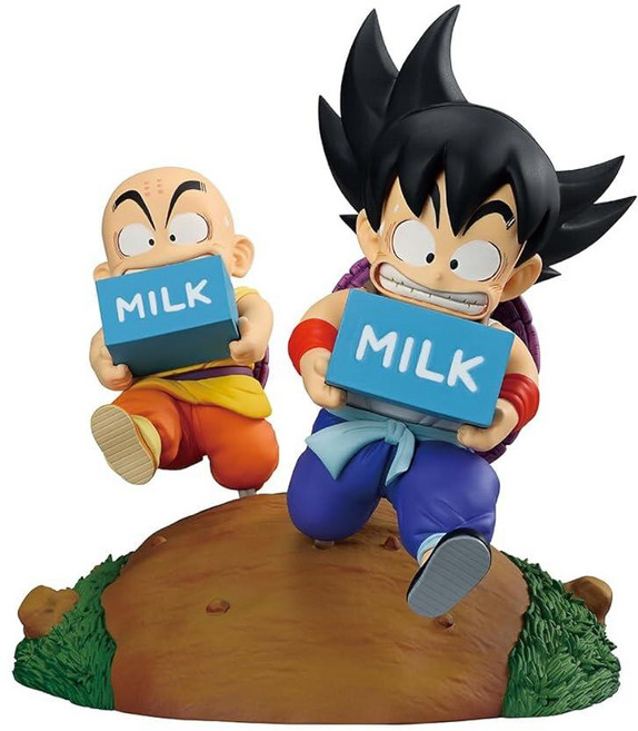 Ichibansho Figure - 드래곤볼 손오공 (판타스틱 어드벤처) 수집용 조각상 390436, 손오공 & 크릴린