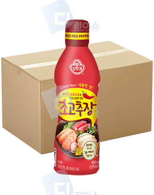 오뚜기 초고추장 500g 15개 생선회 무침 새콤달콤, 1개