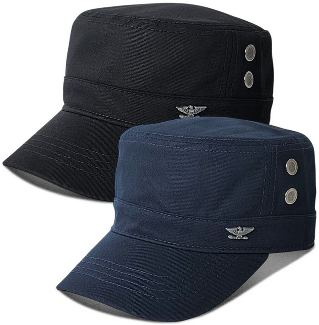 나인벨로 1+1 밀리터리 군모 무지 캡 남성 모자