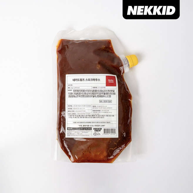 미국식 바베큐 소스 1kg (네키드윙즈), 1개