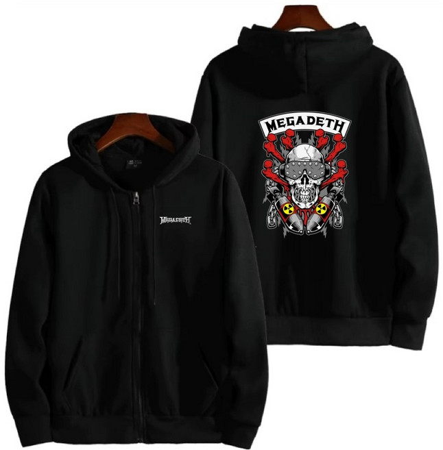 메가데스 Megadeth 헤비메탈 록 밴드 후드집업 후드티 티셔츠 스트릿패션 UM-0406
