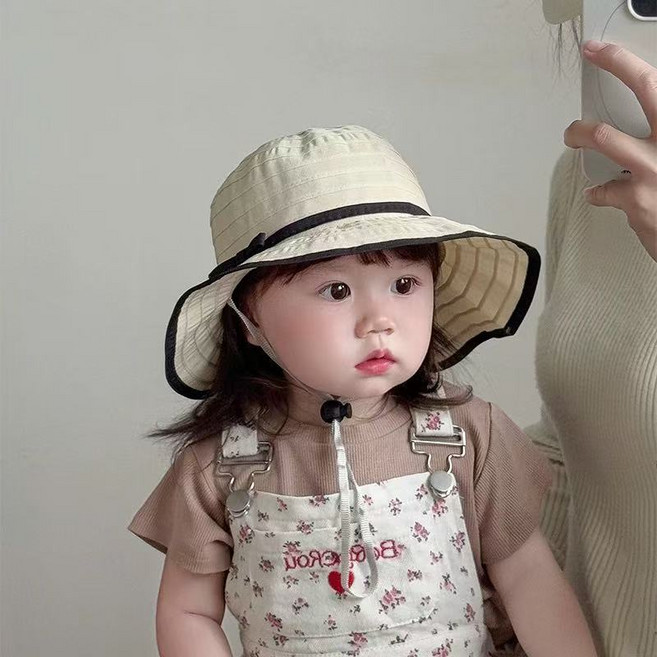 시월에인절 아기 유아 시원한 챙모자 벙거지 여름 버킷햇