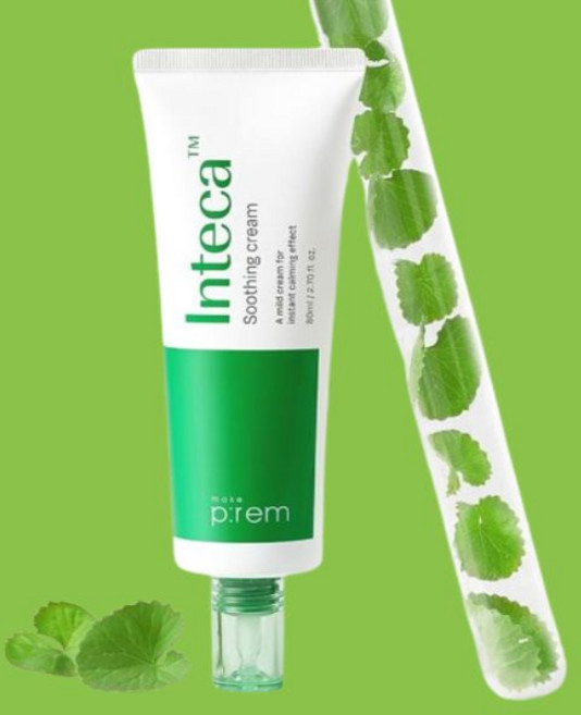 진정크림 메이크프렘 인테카 수딩크림 80ml 1개 시카 병풀 테카 트러블케어 올리브영 수분크림 534840