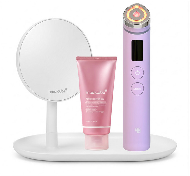 메디큐브 국내정품 에이지알 부스터 프로 에디션 라벤더 + PDRN 부스터 젤, 부스터프로