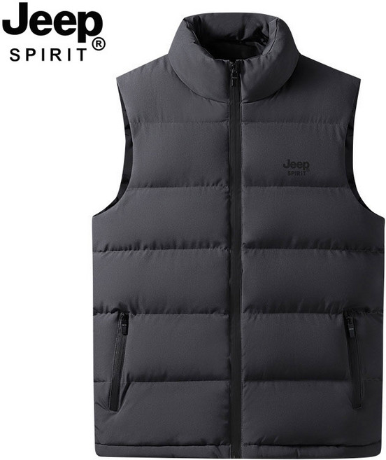 지프스피릿 남녀공용 캐주얼 패딩조끼 숏 패딩 조끼 0200