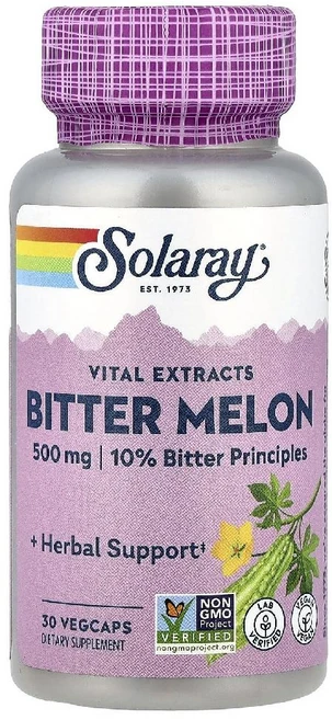 솔라레이 여주 추출물 500mg 베지 캡슐, 1개, 30정 - 쿠팡
