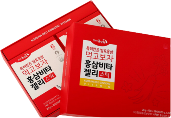 발효홍삼스틱 6년근 홍삼달임액 홍삼활력 저분자365 30포