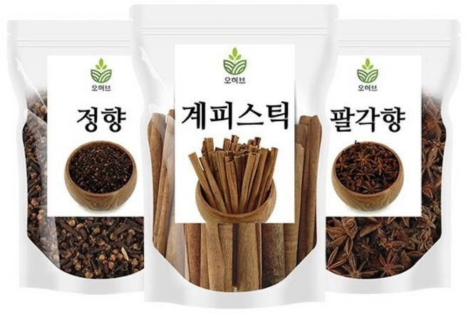 뱅쇼키트 뱅쇼재료 벵쇼 팔각향 정향 시나몬스틱 계피스틱, 1개, 300g