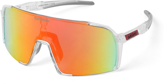 선플러스 스포츠 변색 선글라스 도수클립, SG70 C10 크리스탈/레드미러, 1개