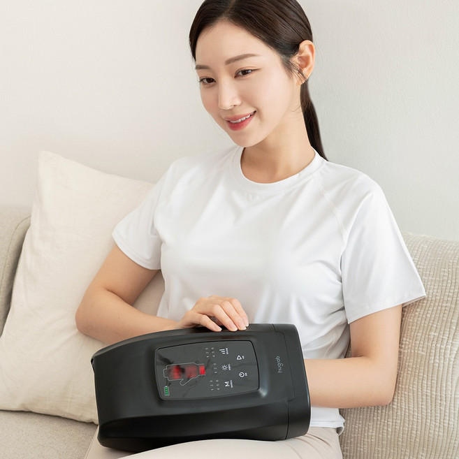 휴그랩 손마사지기 손가락 분리형 온열 손목 핸드마사지기, 1, HU-18