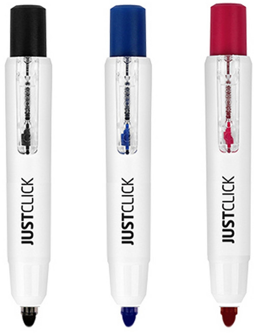 모리스 저스트클릭 보드마카 M2, 5개 혼합 (흑3+청1+적1), 1세트