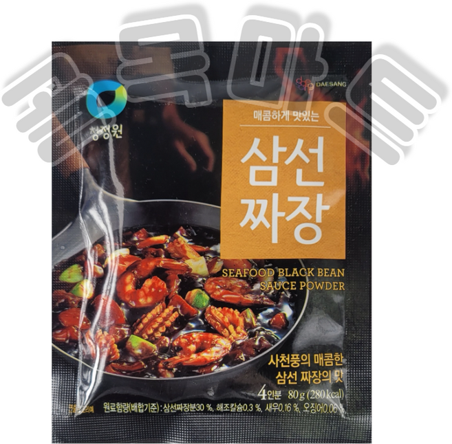 청정원 삼선짜장 분말, 80g, 2개