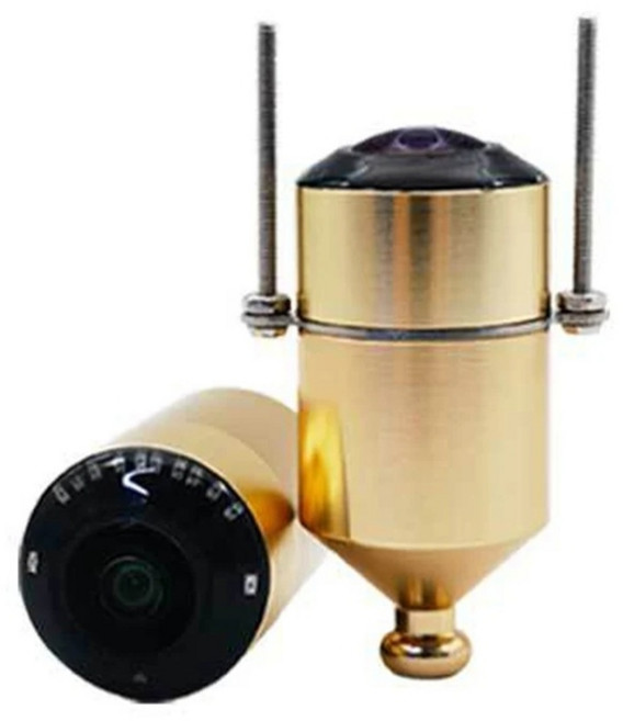 어군탐지기 어탐기 수중 낚시 비전 카메라 방수 어군 탐지기 적외선 액세서리 12-28V 1pc 신제품, 1개, 02 gold, 01 CHINA