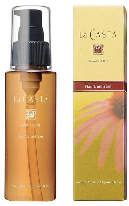 La CASTA 라 카스타 아로마 에스테틱 헤어 에멀젼 씻지 마라. 트리트먼트 유기농 식물 성분 정유 배합 라이트 오렌지 로즈마리 80 밀리리터, 80ml, 1개 - 쿠팡