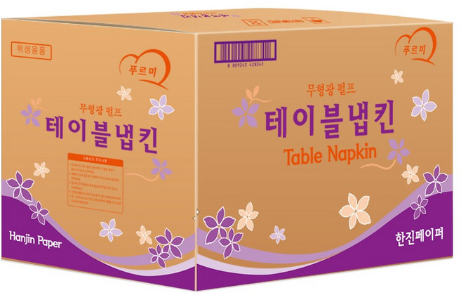푸르미 무형광 1겹 테이블 냅킨, 9000개입, 1개