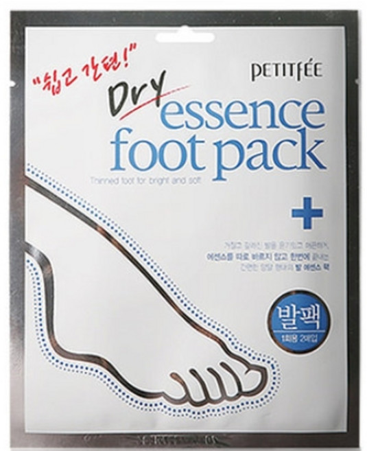 쁘띠페 드라이에센스 풋 팩, 2개입, 5개