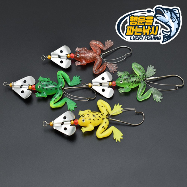 [행운을파는낚시] 프로그 버즈베이트(7g) 스피너베이트 와이어베이트 배스 루어 가물치, 03. 투명, 6g