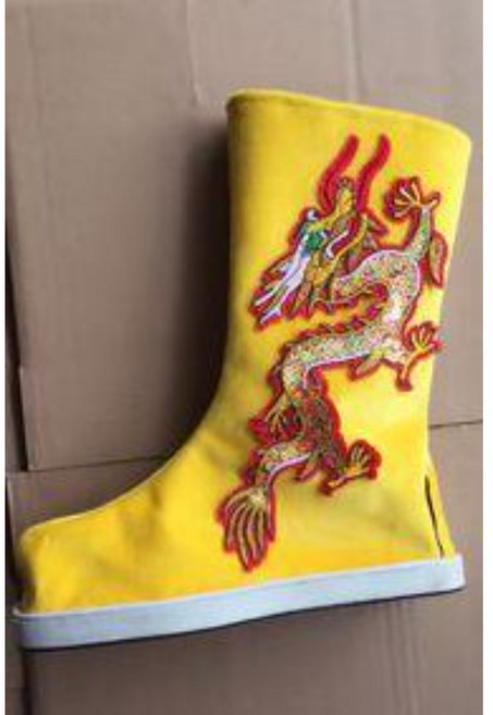 몽골 전통 고탈 부츠 겨울 스타일 패션 몽고 티베트 신발 방한 중국