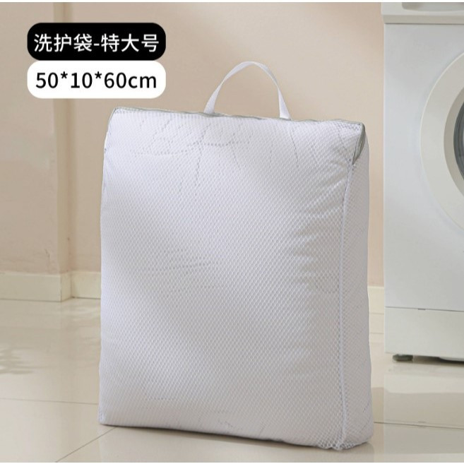 立體洗衣袋 防變形加厚網紗圓筒, 1個, EG0404-特大號50x10x60cm