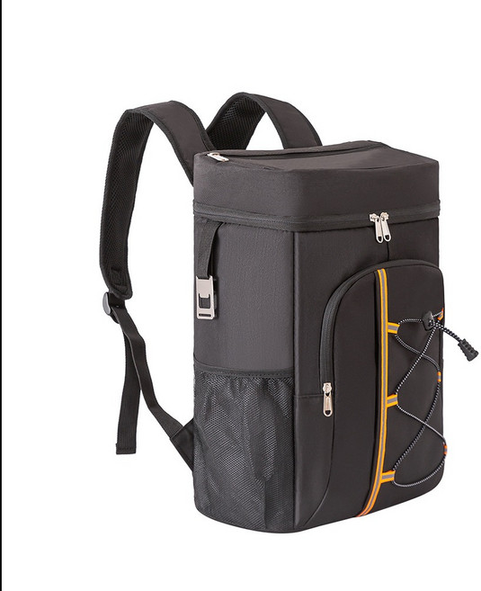 [트라이턴] 캠핑 대용량 휴대용 보온보냉 백팩 등산 낚시 피크닉 아이스가방 쿨러백, 22L, 블랙