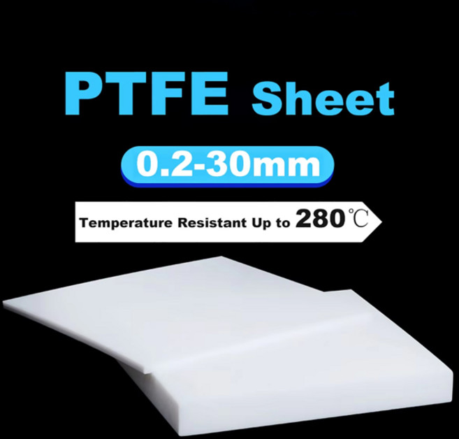두께 0.2-30mm 흰색 PTFE 보드 시트 Polytef 플레이트 블록 부식 방지 가공 모델 가공 재료 여러 크기, 86 250x250x10mm 1PCS, 1개
