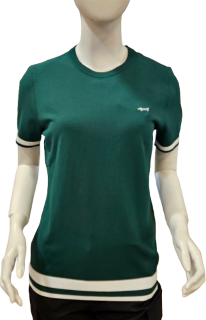 루이까스텔 여성 봄여름 기본 라운드 니트 반팔티셔츠 뉴코아인천점