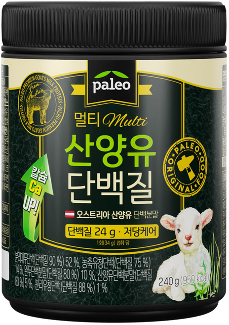 팔레오 멀티 산양유단백질, 240g, 1개