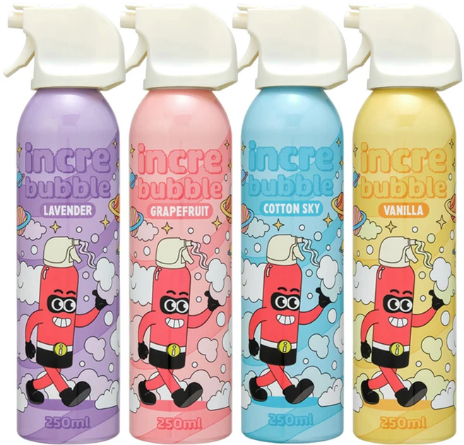 따블리에 인크레버블 유아 버블클렌저 바디클렌저 버블폼 거품목욕, 250ml, 4개 - 쿠팡
