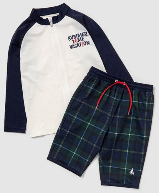 [BEANPOLE] 빈폴키즈 집업&래쉬가드SET 네이비 (BI3541U01R)