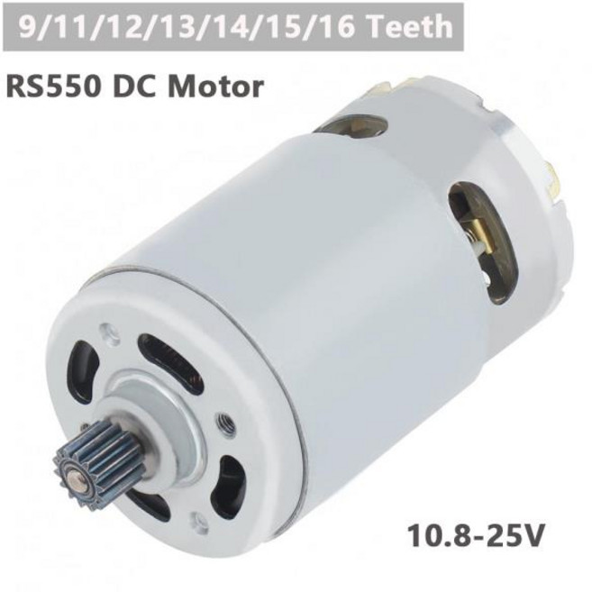 RS550 모터 11 드릴 16 12 14 도구 15 10 13 25000 전기 교체 25V 고속, 02 21V, 01 16Teeth 11.2mm, 01 CHINA, 1개