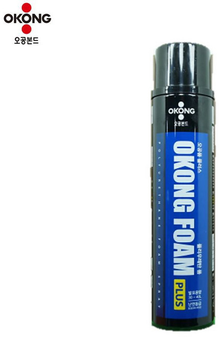 오공 우레탄폼 폼플러스 스트로우타입 750ml 난연 충진 방수 단열 방음, 1개