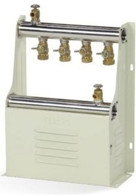 진영 스텐분배기/온수난방분배기 4구(기름보일러용) 부속별도