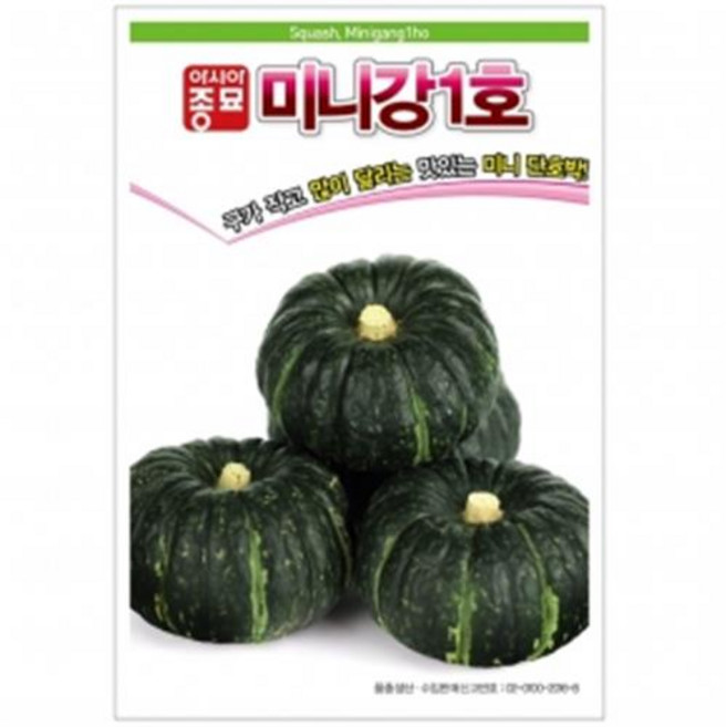 아시아종묘 씨앗 단호박 미니강1호 10립, 1개