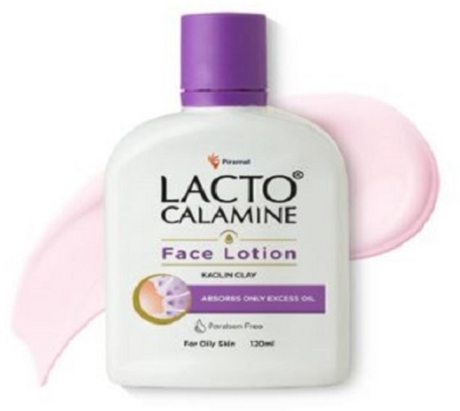 Lacto Calamine Face Lotion Daily Moisturizer For Face - Oily Skin | Kaolin Clay Glycerine, 1개, 120ml