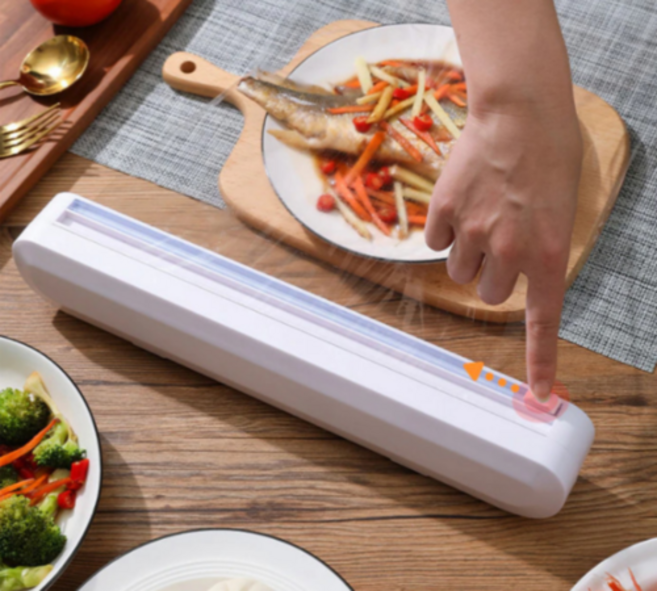 내구성이 가정요 좋은 랩커팅기 위생 비닐 매직랩 커터기 포장기, 1개