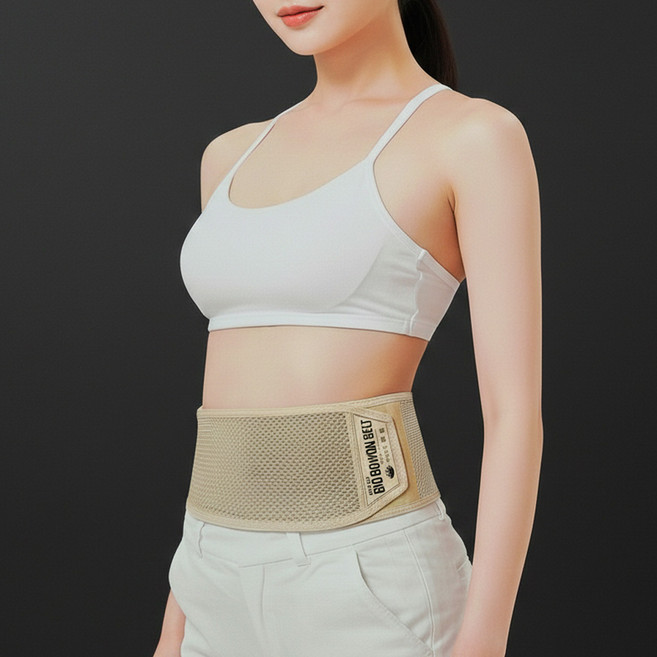 바이오 보원 벨트 BW-WS 바이오 세라믹 자석 허리 보호대 의료용 복대 디스크 환자 재활, 1개