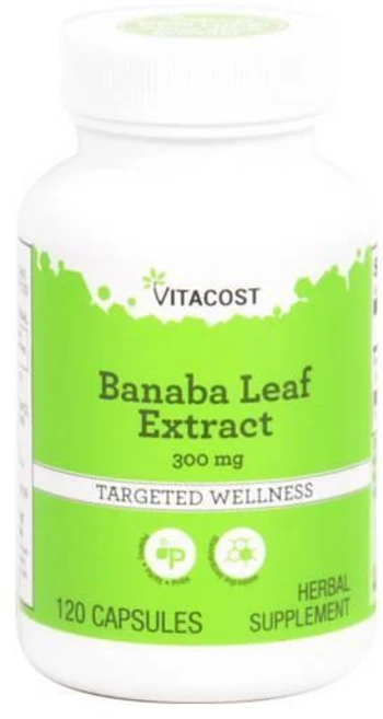 비타코스트 바나바잎 추출물 표준화 300mg 캡슐 120정, 1개 - 쿠팡