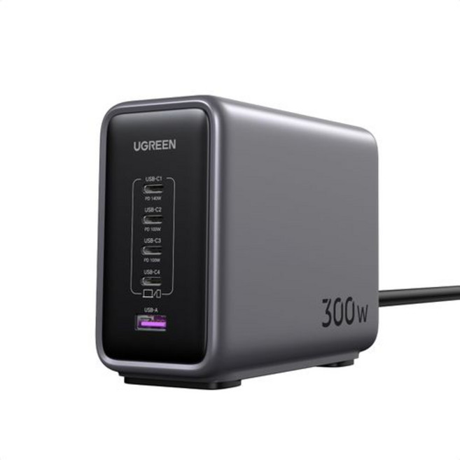 UGREEN Nexode 300W 충전기 개량 버전 PD3.1 대응 5포트 동시 급속 충전 4 USB-C1