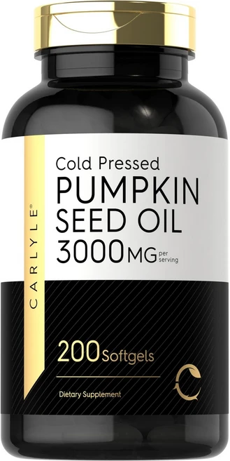 칼라일 호박씨 오일 3000mg 200정 3개 - 쿠팡