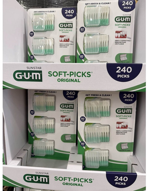 GUM 검 치간칫솔 소프트픽 프로 240개