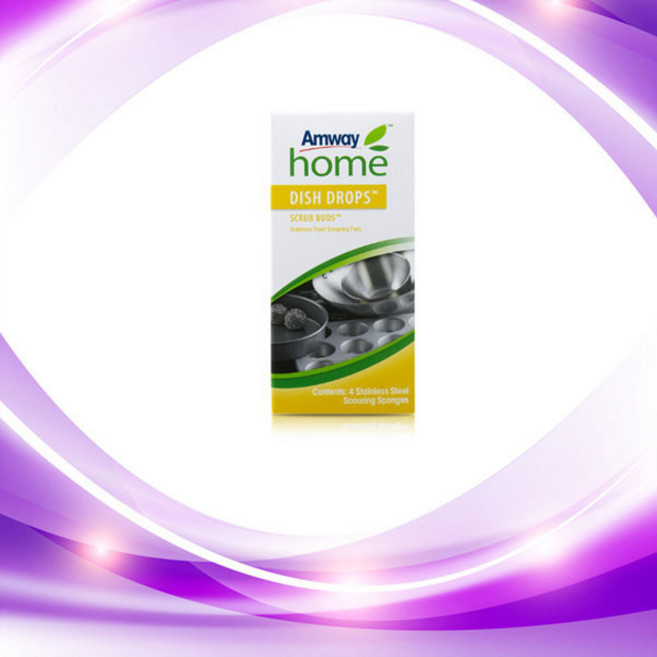 암웨이 디쉬 드랍스 스크럽 버즈 암웨이 수세미 스테인레스, 1개, 1개