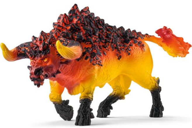 슐라이히 Schleich Eldrador Creatures 신화 생물 키즈 용암 괴물 액션 피규어 Fire Bull, 1개