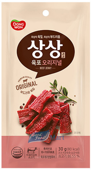 동원 상상육포 오리지날, 30g, 20개