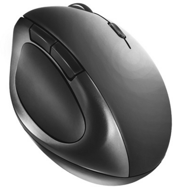 M2150WL 맥북용 무선 버티컬 무소음 손목편한 마우스/도서관 독서실 사무실 공공장소 추천